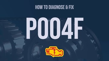 How to Diagnose and Fix P004F Engine Code - OBD II Trouble Code Explain