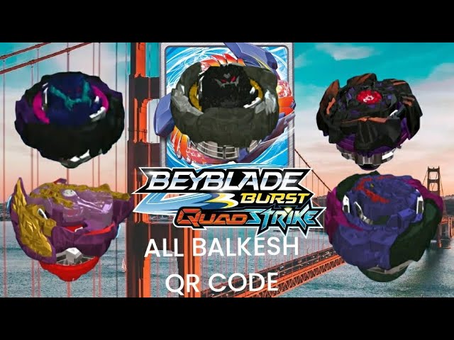 ALL 30+ QUADSTRIKE BEYBLADES QR CODES 2023