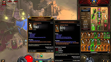 Diablo 3 PTR 2.3.0.3 Identifying 40 Legendaries and Artifacts
