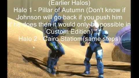 CODENAME: Halo 3 Secrets Ep. 3 Cloning Sgt. Johnson THREE times Part 3 of 3