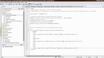 Bases de datos con PHP. Sentencia UPDATE para actualizar registros