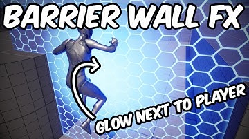 Create a Barrier Wall Effect in Unreal Engine