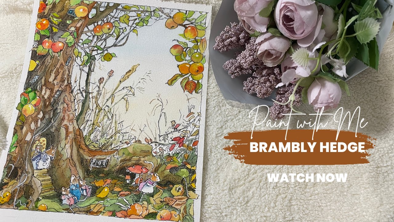 A Year In Brambly Hedge By Jill Barklem - Spring Story, Summer Story, Autumn Story & Winter Story