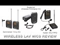 Wireless Lav Mic Review - RodeLink vs Sennheiser vs Azden