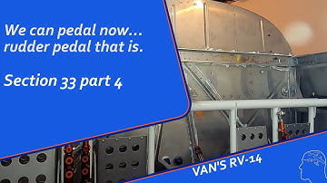 RV-14 Build: Installing rudder pedals section 33 part 4