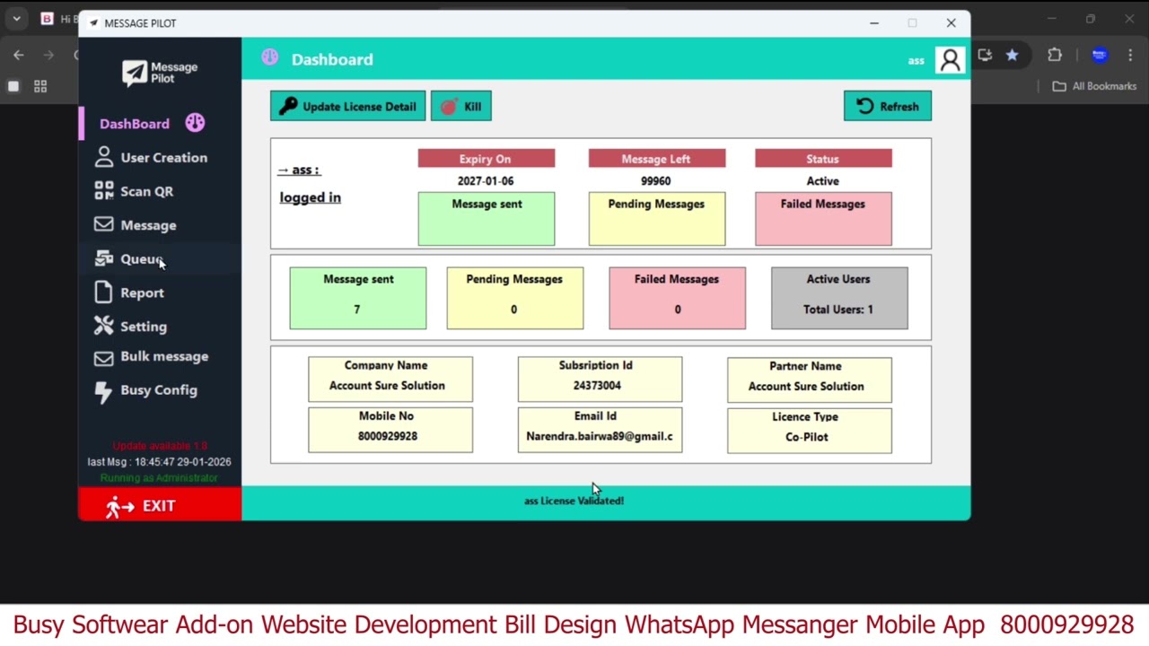 Payment Reminder In Busy Software||WhatsApp Add-on in Busy Software||Busy to WhatsApp 