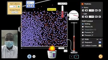 Gas Properties Simulation  | Science Experiment | Virtual Lab Simulation