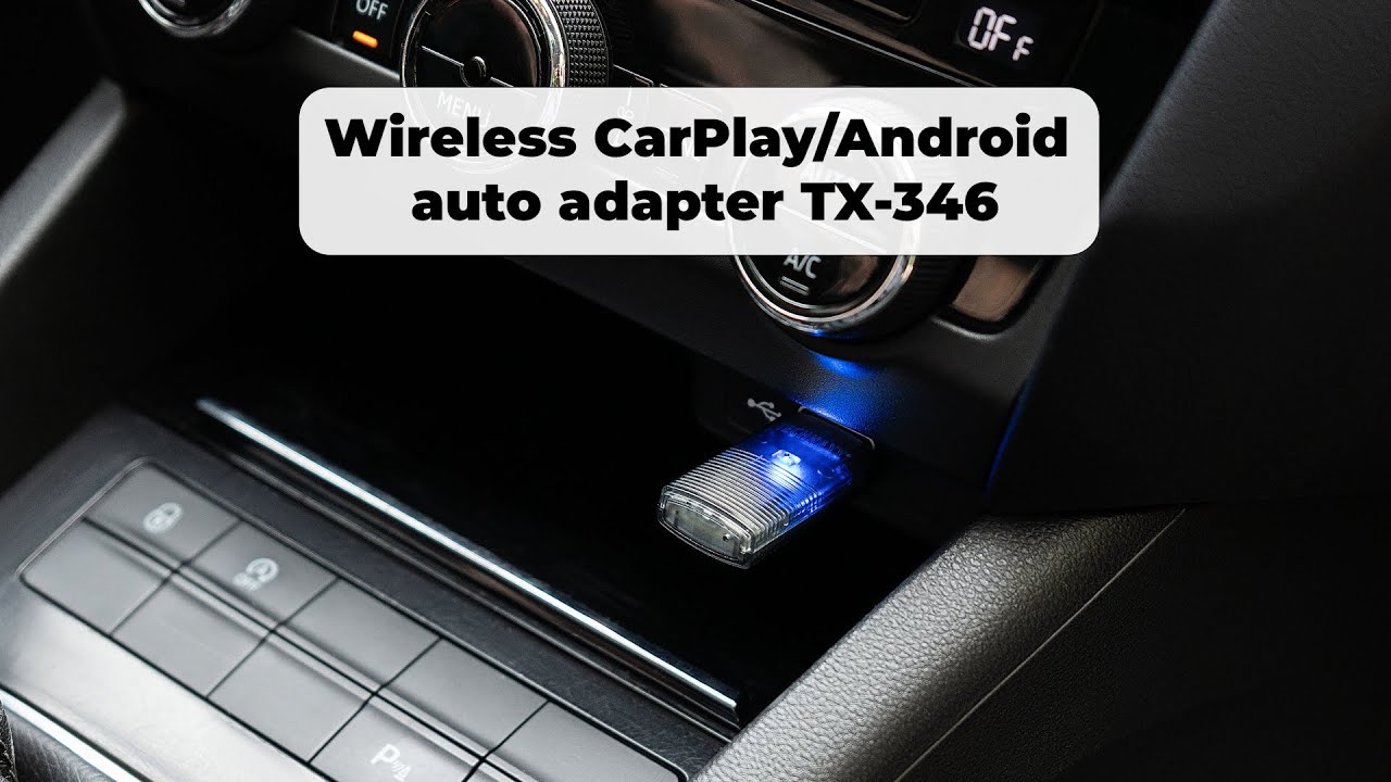 Technaxx Clé USB Sans Fil Pour CarPlay Et Android Auto