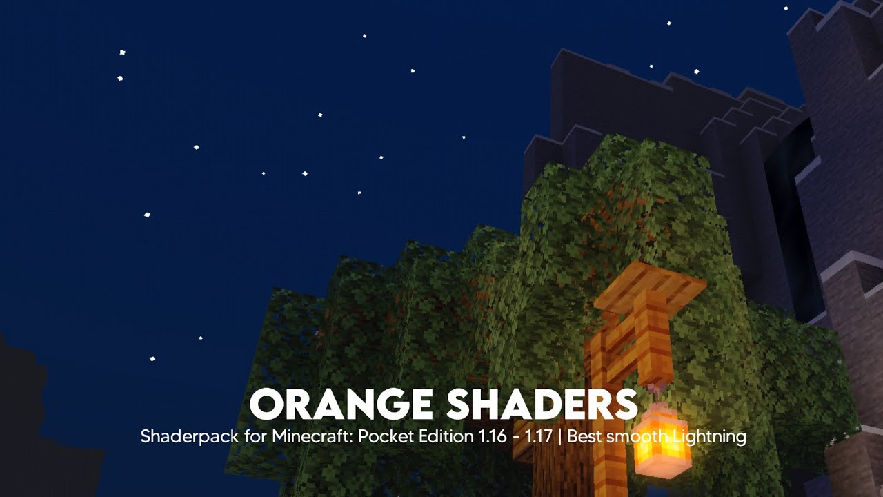 A MELHOR SHADER PARA MINECRAFT PE/BE EDITION 1.16/1.17