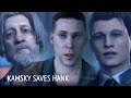 Connor saves Hank from suicide! Try not to cry watching these scenes. Connor & Hank father and son.