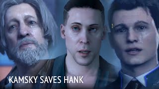 Connor saves Hank from suicide! Try not to cry watching these scenes. Connor & Hank father and son.