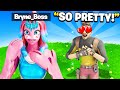 I Pretended To Be BOSS Bryne In Fortnite.. (Atlantean Princess)