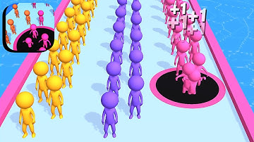 Hole Runner ​- All Levels Gameplay Android,ios (Part 4)