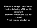 Heathers 100th subbie giveaway ideas2come  jennings644