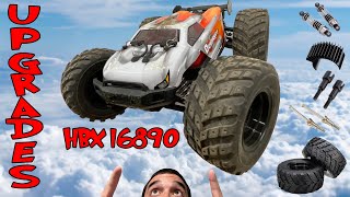 HBX 16890 - Metal Upgrades and MONSTER TIRES - Bashing included!