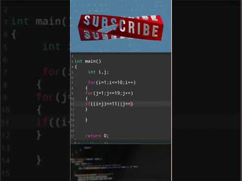 C program to print Love Program || C programming language || #shorts # ...