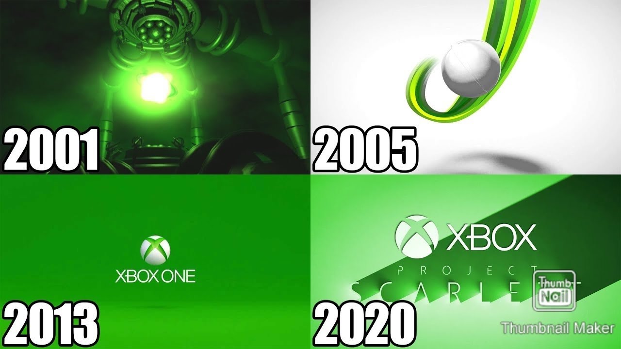 Evolutions of all XBOX startup screens (20012020) YouTube