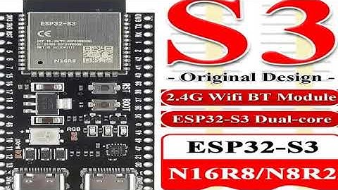 ESP32-S3 Wifi BT Module Development Board for Arduino IDE ESP32-S3-WROOM1 N16R8 N8R2 44Pin Type-C