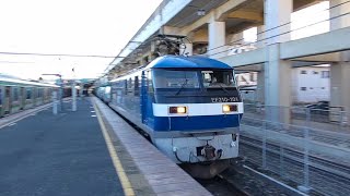 EF210型101号機 ひし形パンタ A27運用 通過 in小金井駅