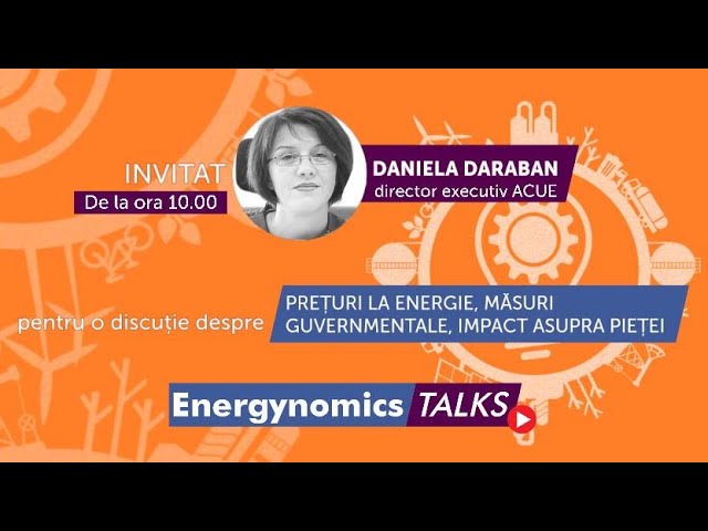 Daniela Daraban, directorul executiv al ACUE #EnergynomicsTalks