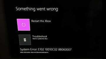 How To Resolve Xbox Error Code e102 10010c02 8b060007?