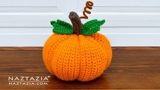 HOW to CROCHET a PUMPKIN  Fast and Easy to Make Decoration for Autumn Fall Halloween Thanksgiving