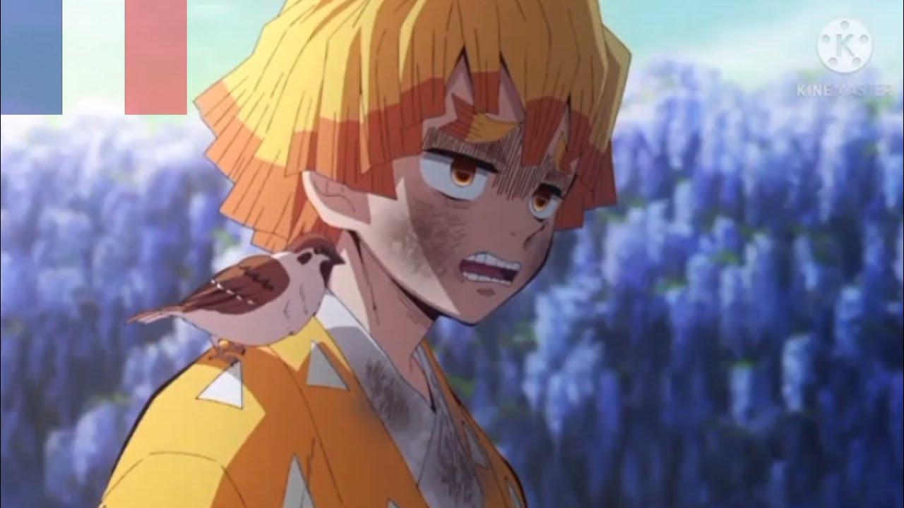 Demon slayer voix de zenitsu en 🇨🇵VF🇨🇵 YouTube