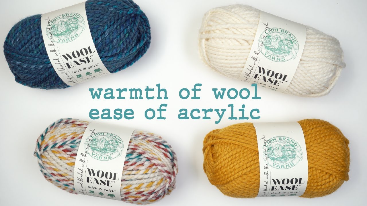 The Warmth of Wool with the Ease of Acrylic - Wool-Ease® Thick & Quick®  reviewed 