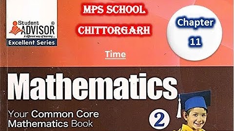 Class 2 Mathematics Chapter 11 Time Book Student Advisor