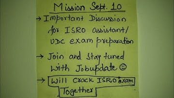Must watch video for free preparation ISRO assistant/UDC exam 2023 || Crack ISRO together 😍🤗