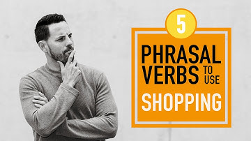 Aprende 5 PHRASAL VERBS para hacer COMPRAS 🛒  // Vocabulario en Inglés 🇬🇧