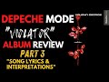 Depeche Mode: Violator Album Review Part 3 - Song Lyrics & Interpretations