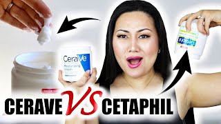 CERAVE MOISTURIZING CREAM *VS* CETAPHIL MOISTURIZING CREAM | Skincare Specialist Cerave VS Cetaphil