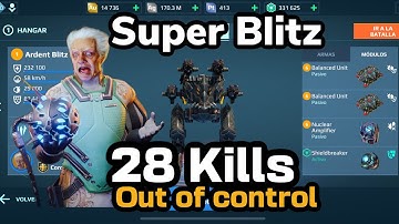 Blitz out of control 28Kills | this need to be change ASAP | War Robots Gameplay