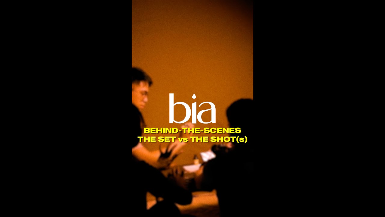 Bia | The Set vs The Shot(s) by AVI #AVI #setdesign #studio #production #aputure #sand