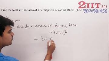 Surface Area & Volume Ex13.4 Q3 Class IX NCERT