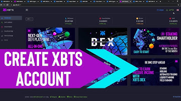 How To Create a New Account on XBTS DeFi platform (Quick Start Guide)