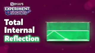 Total Internal Reflection In Water | Science Experiments At Home shorts KeepLearning