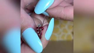 Red dress beading tutorial