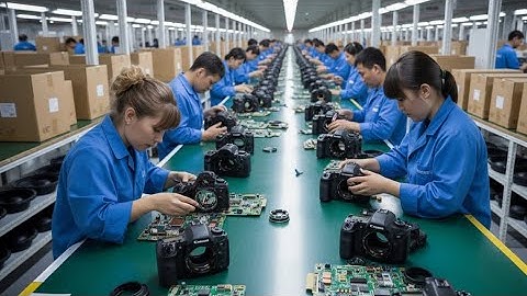 Het productieproces van DSLR-camera