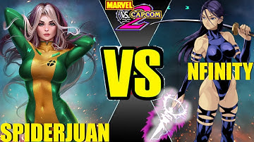 MvC2 Mvci Umvc3 SPIDERJUAN vs NFINITY pt 2