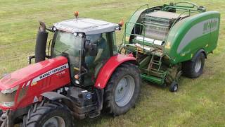 Mey Ferguson 7718 & Mchale Fusion Combi Baler.