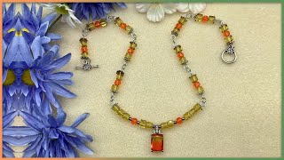 Golden Harvest Necklace Tutorial