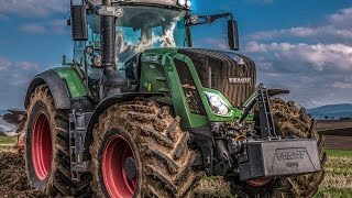 [Gopro|Phantom] Bodenbearbeitung mit John Deere 6170R & Fendt 828, 7 schar Pflug