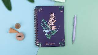 JUBTIC Password Book with Alphabetical Tabs Spiral Bound