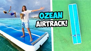 RIESEN AIRTRACK vs OZEAN! (XXL Luftmatratze!)