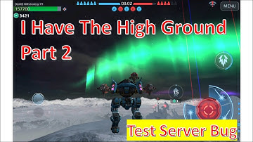 Hover Jump Module Bug. Out of Yamantau Map. War Robots Test Server.