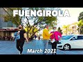 Fuengirola Malaga, Costa del Sol, Spain - Walking Tour in March 2021 [4K]