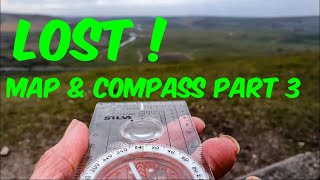 How to use your map and compass part 3  what to do when you get lost.