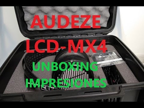 Audeze LCD-MX4 Unboxing e impresiones